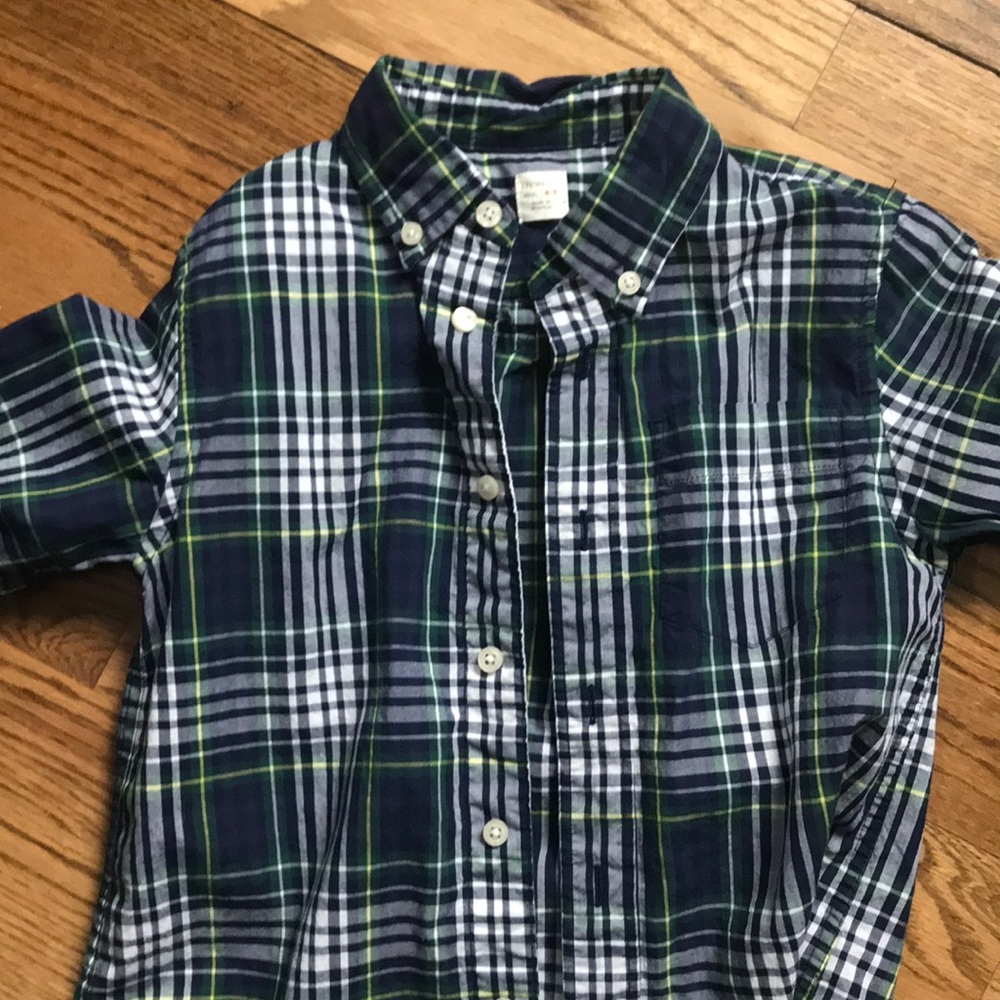 Boys crew cuts button down
